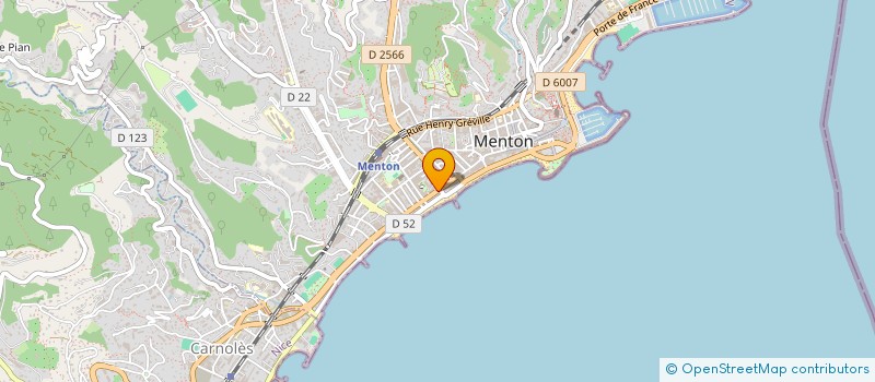 localisation de l'entreprise SUD R.I.V.A.G.E.S. à MENTON
