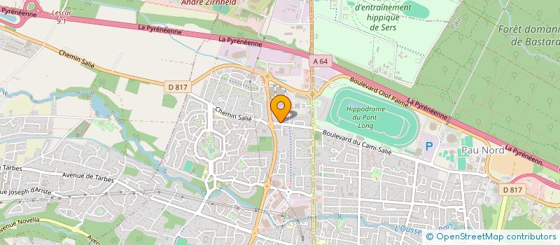 localisation de l'entreprise SUD RADIATEUR à LONS
