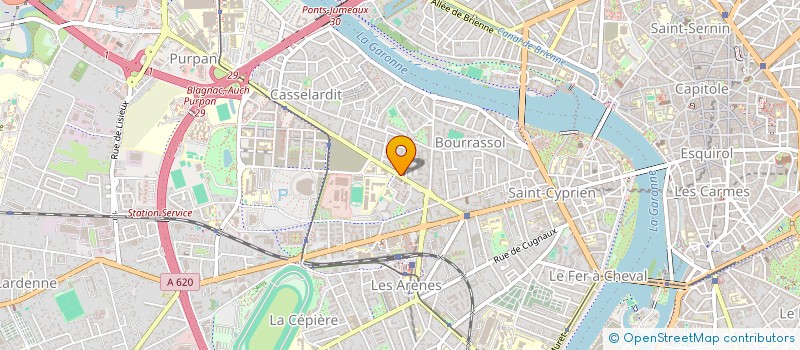 localisation de l'entreprise SUD RADIOCOMMUNICATIONS à TOULOUSE