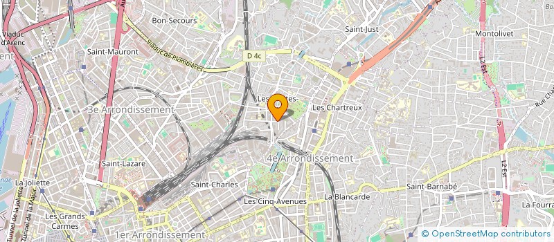 localisation de l'entreprise SUD RAYONNAGE à MARSEILLE