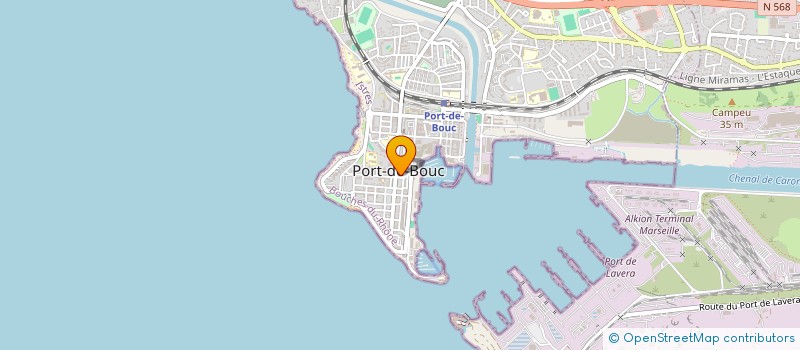 localisation de l'entreprise SUD RECYCLAGE 13  PORT-DE-BOUC