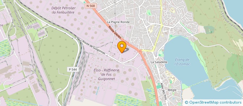 localisation de l'entreprise SUD RENOV CONSTRUCTIONS  FOS-SUR-MER