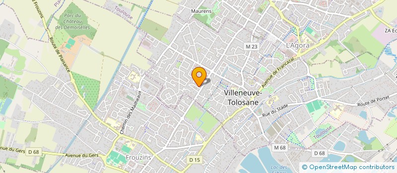 localisation de l'entreprise SUD RENOVATION PISCINE à VILLENEUVE-TOLOSANE