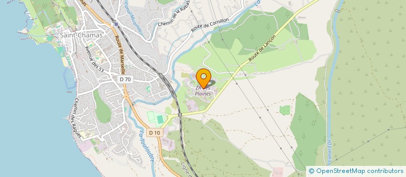 localisation de l'entreprise SUD REPARATION TP 13  SAINT-CHAMAS