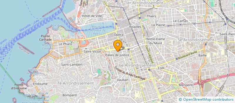 localisation de l'entreprise SUD REPERAGES à MARSEILLE
