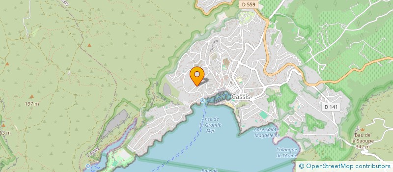 localisation de l'entreprise SUD REPORTAGE à CASSIS