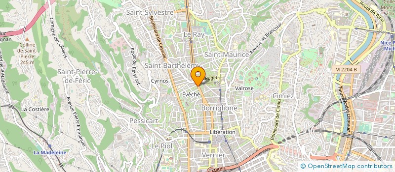 localisation de l'entreprise SUD RESTAURATION à NICE