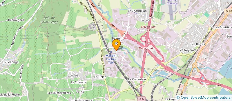 localisation de l'entreprise SUD RHONE AUTONOMIE à MACON