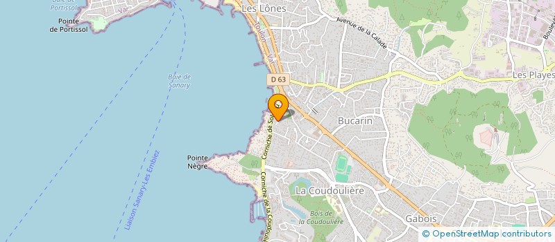 localisation de l'entreprise SUD ROULETTES SERVICES à SIX-FOURS-LES-PLAGES
