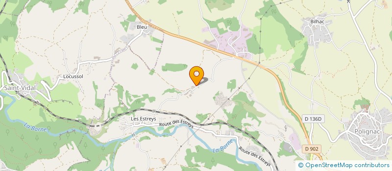 localisation de l'entreprise SUD ROUSSILLON ENERGIES  POLIGNAC