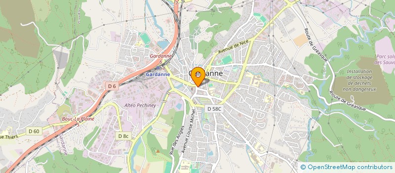 localisation de l'entreprise SUD SAINTE VICTOIRE IMMOBILIER à GARDANNE
