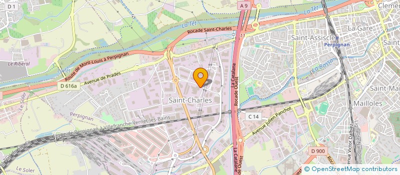 localisation de l'entreprise SUD SAISONS  PERPIGNAN