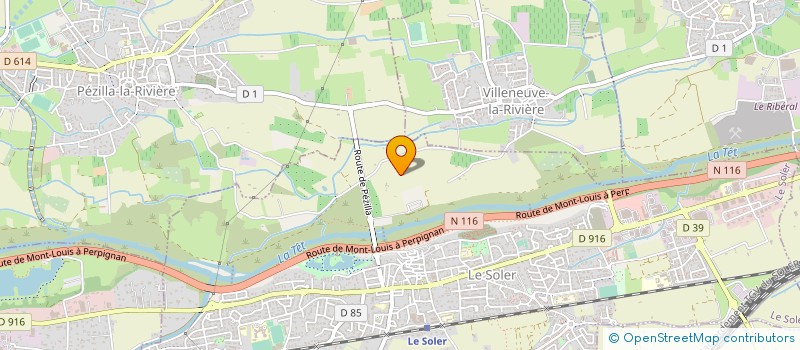 localisation de l'entreprise SUD SALADES  LE SOLER