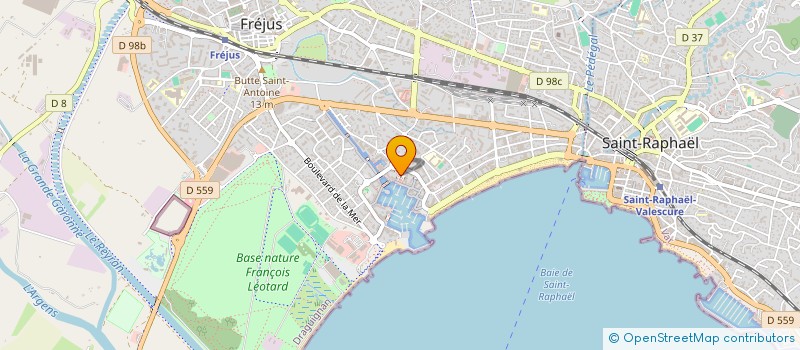 localisation de l'entreprise SUD SARL à FREJUS