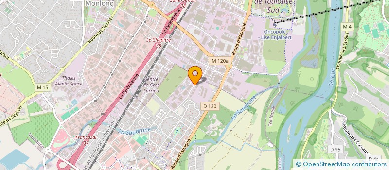 localisation de l'entreprise SUD SATELLITES à PORTET-SUR-GARONNE