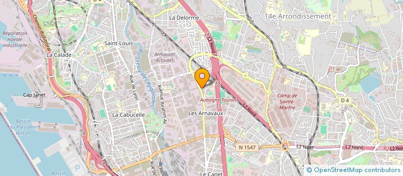 localisation de l'entreprise SUD SAVEURS EVENTS à MARSEILLE