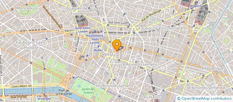 localisation de l'entreprise SUD SCENIC à PARIS