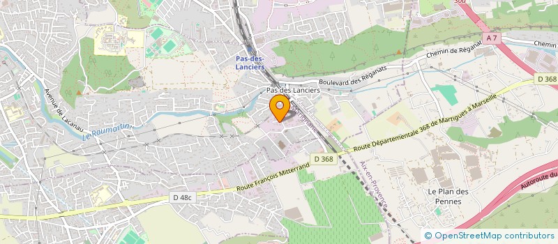 localisation de l'entreprise SUD SCIAGE 3FB à MARIGNANE
