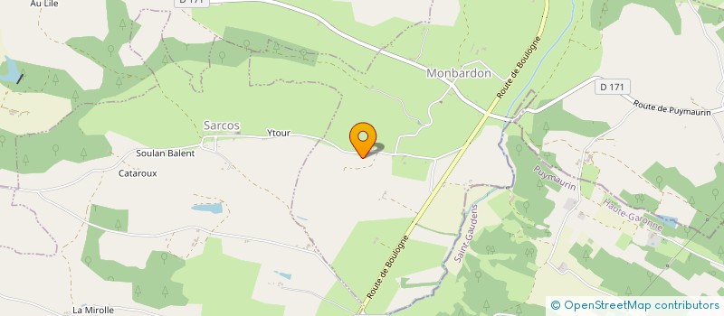 localisation de l'entreprise SUD SCIAGE  MONTIES