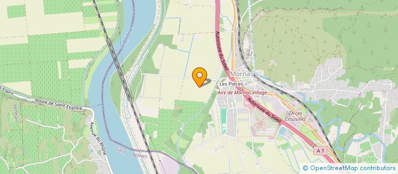 localisation de l'entreprise SUD SECU FILET  MORNAS