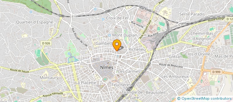 localisation de l'entreprise SUD SECURITE ELECTRONIQUE à NIMES