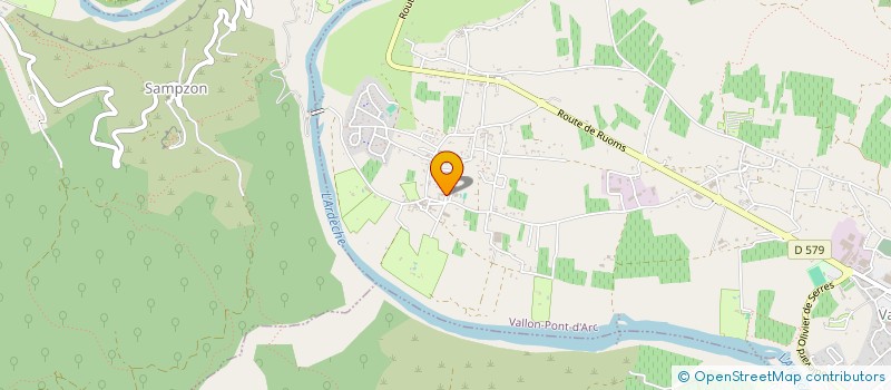 localisation de l'entreprise SUD SECURITE INCENDIE à VALLON-PONT-D'ARC