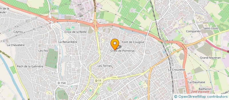 localisation de l'entreprise SUD SERVICE INDUSTRIE à BEZIERS