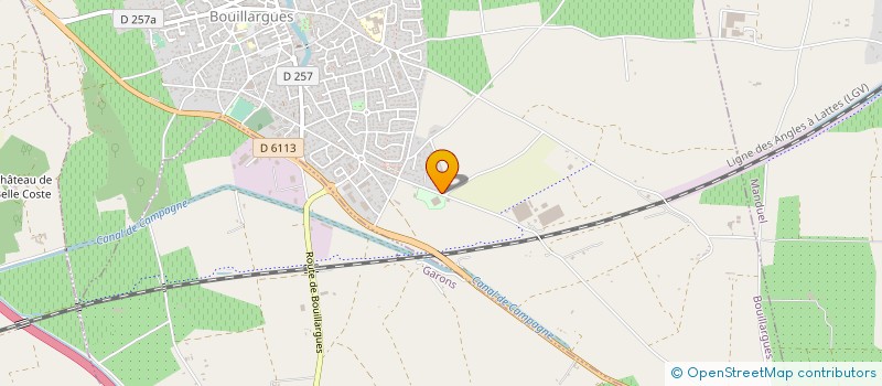 localisation de l'entreprise SUD SERVICE NIMES à BOUILLARGUES