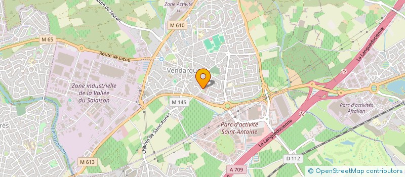 localisation de l'entreprise SUD SERVICES à VENDARGUES