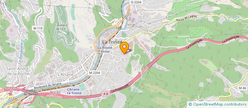 localisation de l'entreprise SUD SERVICES LED à LA TRINITE