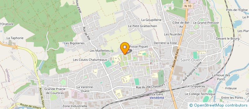 localisation de l'entreprise SUD SOLAIRE  VENDOME