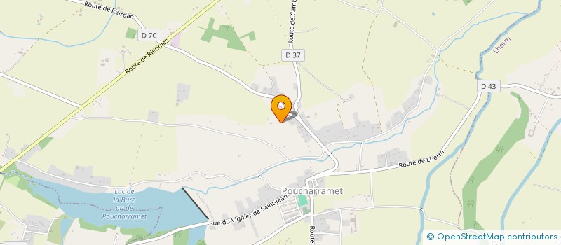 localisation de l'entreprise SUD SOLAIRE ENERGIES  POUCHARRAMET