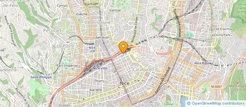 localisation de l'entreprise SUD SOLAR ETUDE à NICE