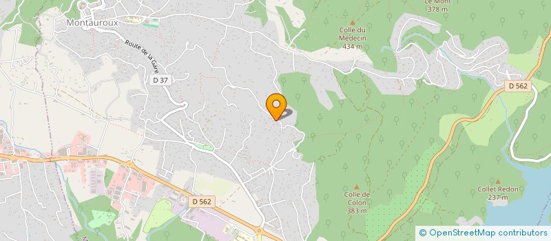 localisation de l'entreprise SUD & SOLEIL IMMOBILIER  MONTAUROUX