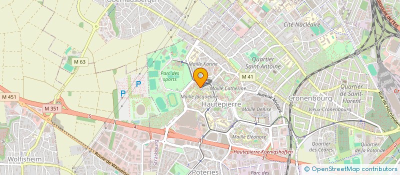 localisation de l'entreprise SUD SOLIDARITE (ASSOCIATION POUR LES JEUNES ENFANTS ORPHELINS ET JEUNES FILLES MERES ABANDONNEES DU CAMEROUN) à STRASBOURG