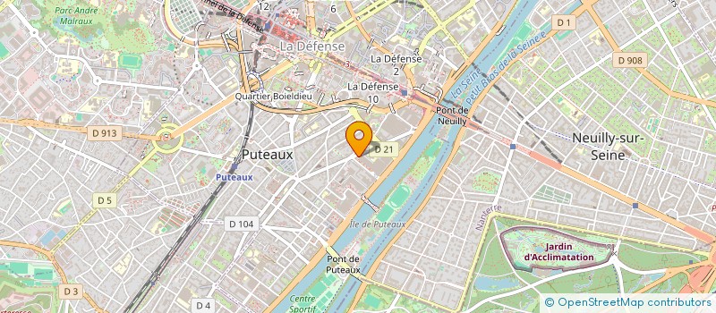 localisation de l'entreprise SUD SOUTH  PUTEAUX