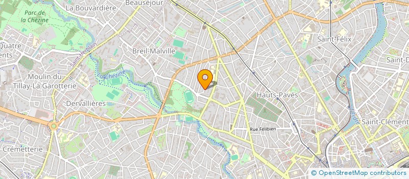 localisation de l'entreprise SUD SUD OUEST à NANTES