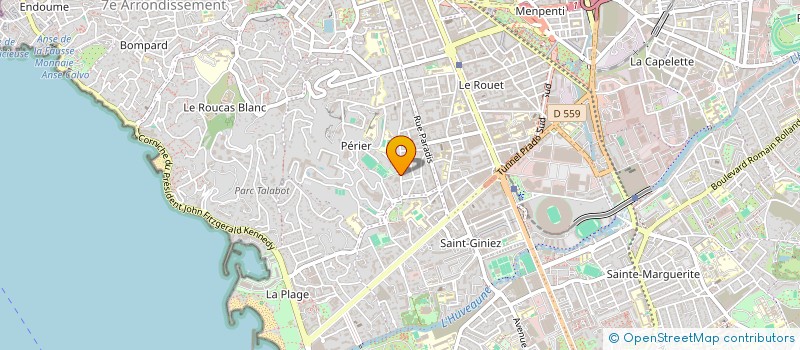 localisation de l'entreprise SUD SYSTEM à MARSEILLE
