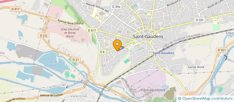 localisation de l'entreprise SUD TAMPO à SAINT-GAUDENS