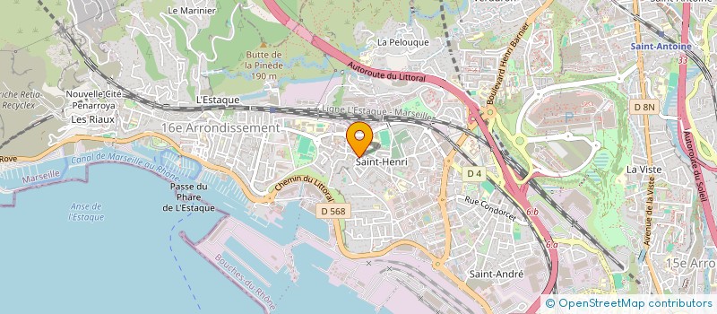 localisation de l'entreprise SUD TAXIS FRAIS à MARSEILLE