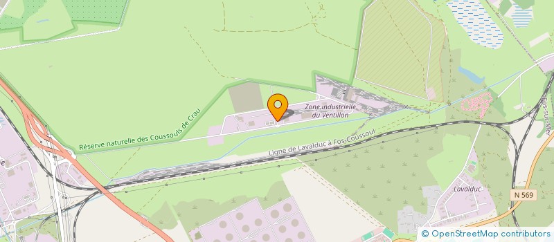 localisation de l'entreprise SUD TECHNIC RESTAURATION  FOS-SUR-MER