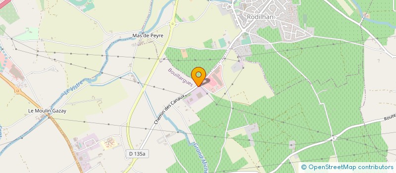 localisation de l'entreprise SUD TERRASSEMENT  BOUILLARGUES