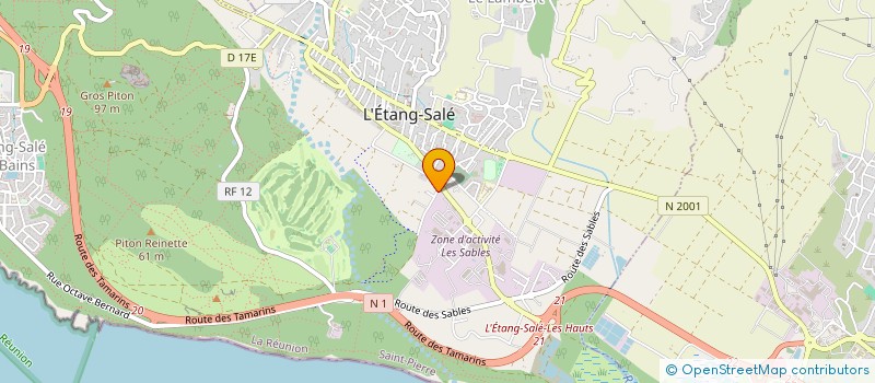 localisation de l'entreprise SUD TERRASSEMENT à L'ETANG-SALE
