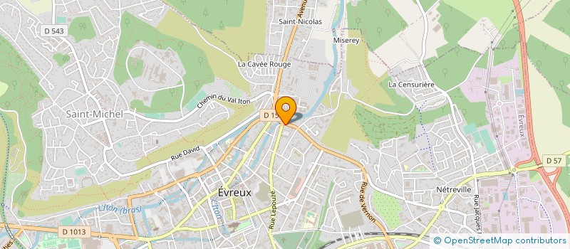 localisation de l'entreprise SUD TERRITORIAL 27  EVREUX