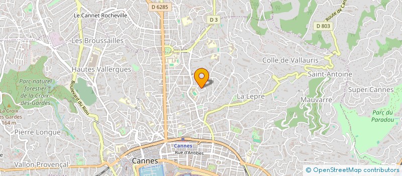 localisation de l'entreprise SUD TEXTILE à CANNES