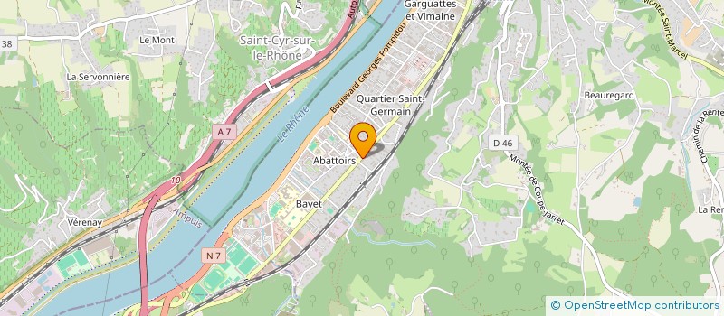 localisation de l'entreprise SUD TRADING SERVICE à VIENNE