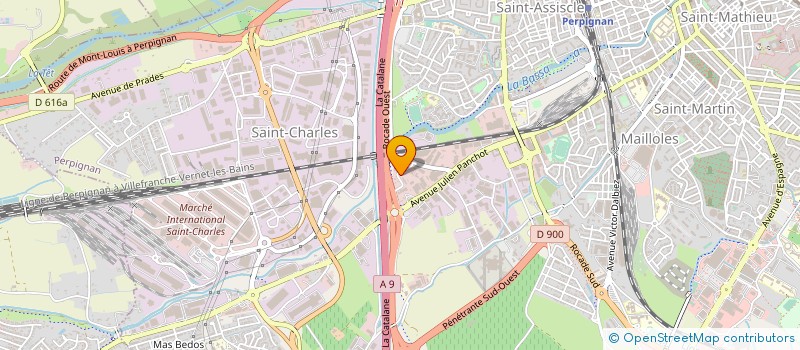 localisation de l'entreprise SUD TRAITEMENT à PERPIGNAN