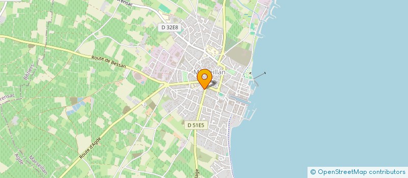 localisation de l'entreprise SUD TRANSACTIONS à MARSEILLAN