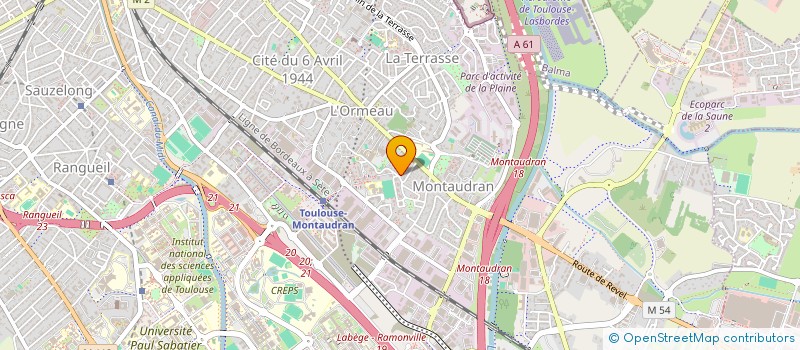 localisation de l'entreprise SUD TRAVAUX BATIMENT à TOULOUSE