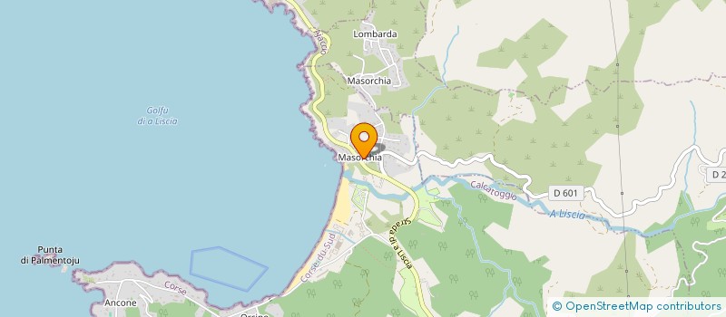 localisation de l'entreprise SUD TRAVAUX PUBLICS à CALCATOGGIO